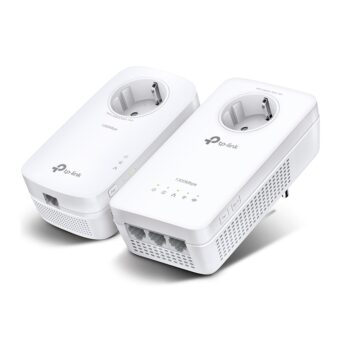 TL-WPA8631P-KIT TP-LINK TL-WPA8631P, Powerline Adapter, Wi-Fi Extender, AV1300, Dual Band Wi-Fi, Ενίσχυση Wi-Fi, Gigabit Ethernet, Ενσωματωμένη πρίζα